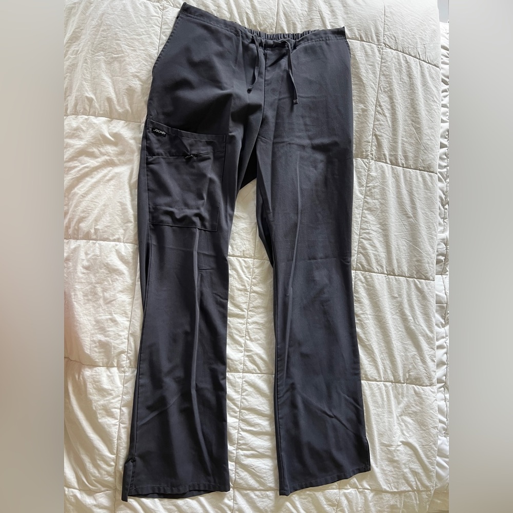 JOCKEY WOMENS DARK GREY SCRUB PANTS SIZE S